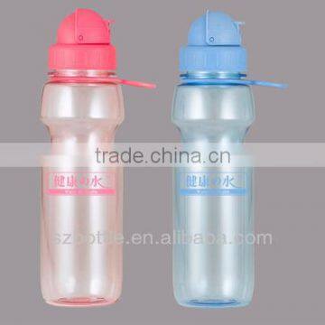 new style 650ml portable sports plastic drinking water bottle with custom logo