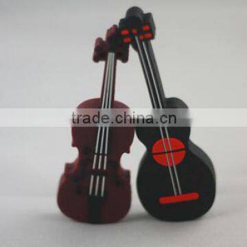 China supplier player flash drives guitar shape flash drive