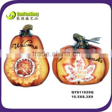 creative thanksgiving decoration height 10.5cm plastic pumpkin