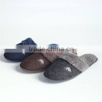 Man Felt Slipper With Logo
