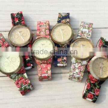 Foral Print Watch,Aztec Watch,Tribal Watch, Gyspy Watch