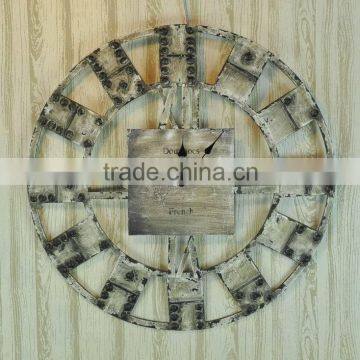 Beautiful design metal wall shabby chic clocks