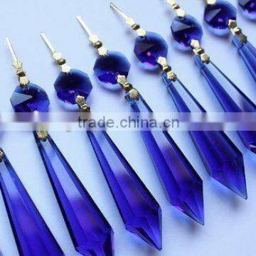 machine cut crystal lighting tear drop for chandelier