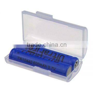 TWO channel 10440/AAA battery storage box for Tustfire/samsung/other brand