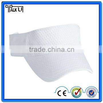 Custom logo 3 panel mesh visor cap/ summer visor cap/ sun visor cap