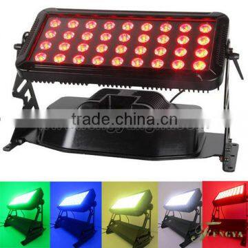 36x10w RGBW waterproof led wall washer light