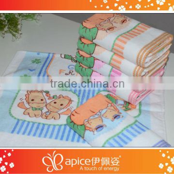 wholesale cotton printed cartoon face towel/bathtowel