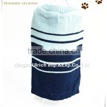 M67 Hot Sale Acrylic Knitted Navy Striped Pet Sweater photo-3