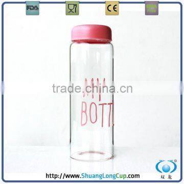 glass hot sell water bottle,my botttle