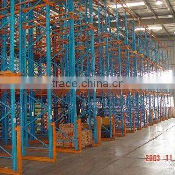 Drive-in pallet storage racks