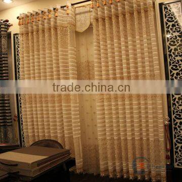 China jacquard curtain fabric wallpaper and curtains