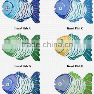 PVC foam Fancy shape cute Bath mat printed shower mats