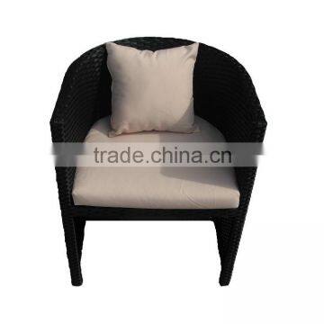 All weather Wicker ArmChair with Cushion