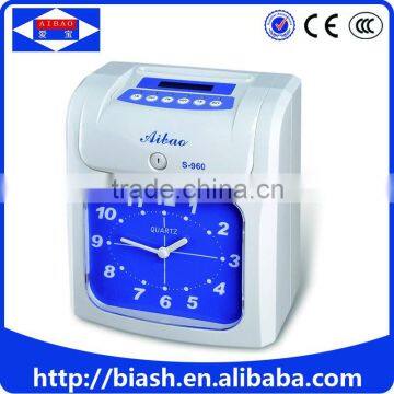 monthly time card punch time recorder machine