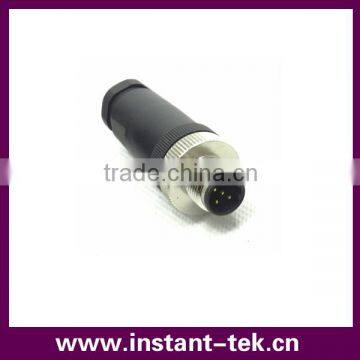 INST plastic m12 2pin connector