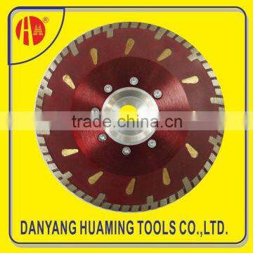 Specialized manufacturer Integral type bond diamond cutting disc with Reinforce Protecting Teeth