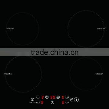 China supplier best selling 4 head induction cooker cooktop built-in