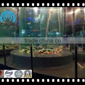Customized Transparent Cast Acrylic Aquarium Factory Project