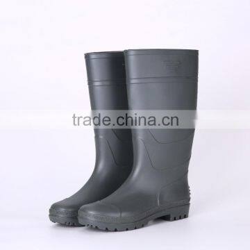 2016 Classic cheap pvc rain boots without steel toe, wellington boots