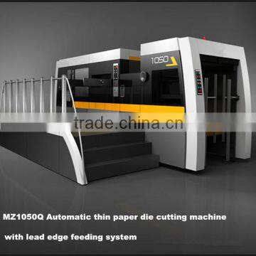 MZ1050Q Automatic thin paper die cutting machine with lead edge feeding system