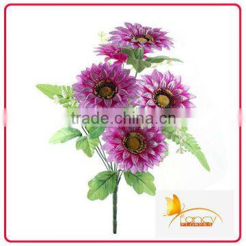 7 heads gerbera daisy artificial flowers