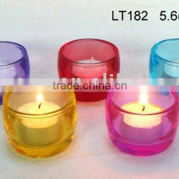 LT182 glass candle holder