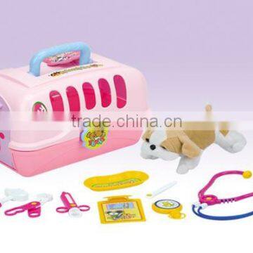 Pet carrier toys pet puppy set