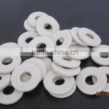 white felt flat washer