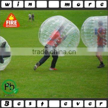 PVC&TPU commercial inflatable body zorb/bumper ball for sale