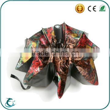 New Fashion Custom Inner Print UV Protect Automatic Umbrella