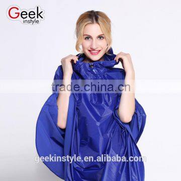 Bicycle raincoat poncho men's and women's singles 100% bike poncho waterproof raincoat poncho cap raincoat fabric waterproof rai