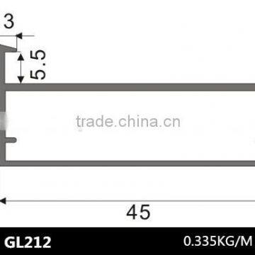 Extruded Aluminium Profiles Kitchen Profile Frame Profile GL212 photo-2
