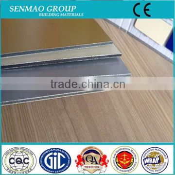 wood texture composite panel aluminum plastic board, outdoor plastic panel, decorative exterior wall panel