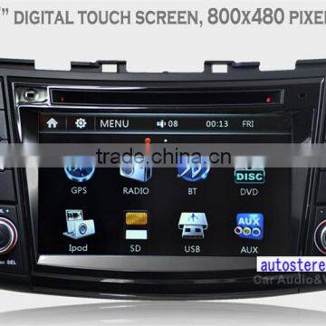 Autostereo Car Radio Navigation System for Swift DVD Stereo Bluetooth iPod Free Map Phonebook USB SD PIP Multi-languages