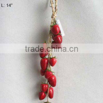 2013 New Artificial Fruits Fake Strawberry 14 inch Artificial Stawberry String