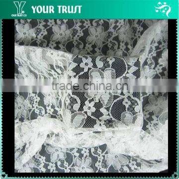 Soften Flowers Fabric and Textile Wedding Dress Lace 100% Nylon Net Fabric