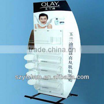 promotion clear acrylic display stand 5 tier