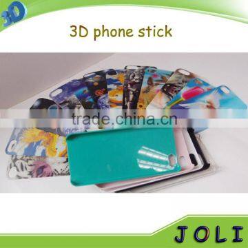 eco-freindly offset printing type fancy lenticular mobile phone decoration sticker