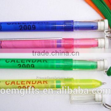 Hot Promotional Banner pen/flag pen with rope