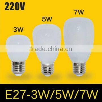 Glass Cover LED lamp E27 3W 5W 7W AC 220V 240V Bubble Ball LED Bulb 2835 SMD