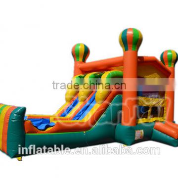 commercial inflatable balloon dazzle bouncer combo for sale, wholesale inflatable castle combo