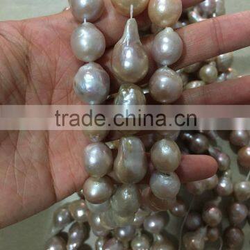Baroque Freshwater Pearl Necklace 12-15mm photo-2