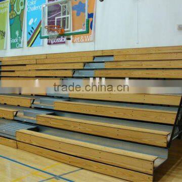 Stadium entertainment indoor retractable tribune telescopic bleacher folding plastic seating flex grandstand. portable bleacher