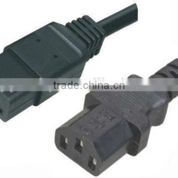 IEC c19 to c13 power cord