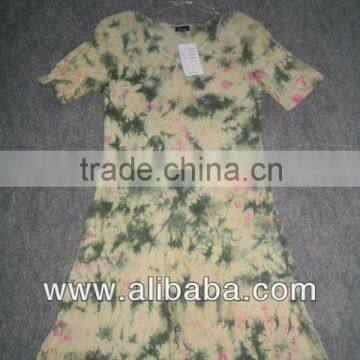 TIE & DYE BEAUTIFUL WOMEN DRESS SALSA DRESS PROM COCKTAIL DRESS WOMEN JAIPURMADEDRESS KARNIEXPORTS DRESS