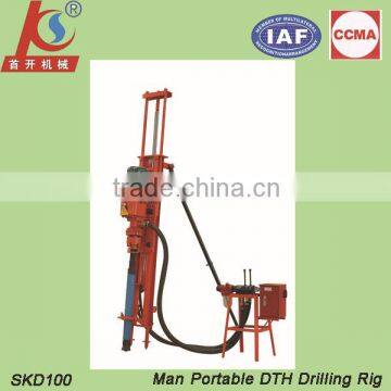 SKD100 portable hammer DTH drilling rig