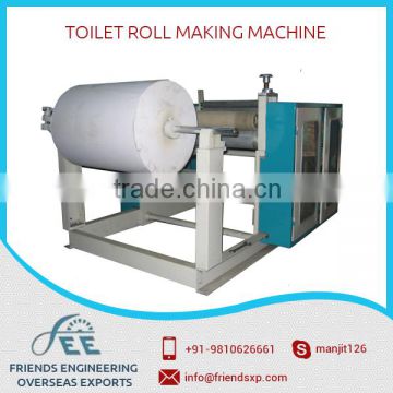 Toilet Roll Making Machine With Embossing Extensively Used For Developing Toilet Rolls