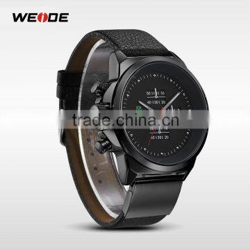WEIDE Brand Military Watches Japan Quartz Movement Leather Strap 3ATM Waterproof Fashion Watch Outdoor Fun & Sports Clock