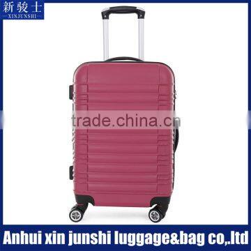 Stripe Pattern Hard Shell Lightweight Travel Luggage Bag