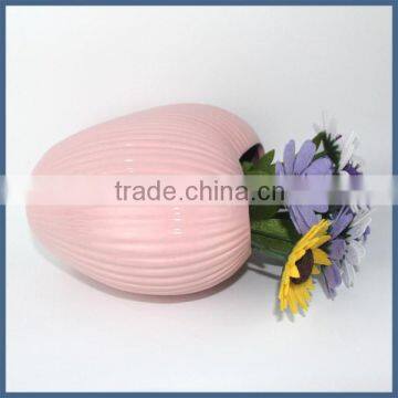 Pink Heart Shape Porcelain Home Decor Flower Vase photo-2